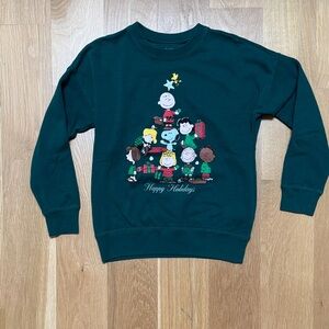 Abercrombie Kids Green Holiday Sweatshirt